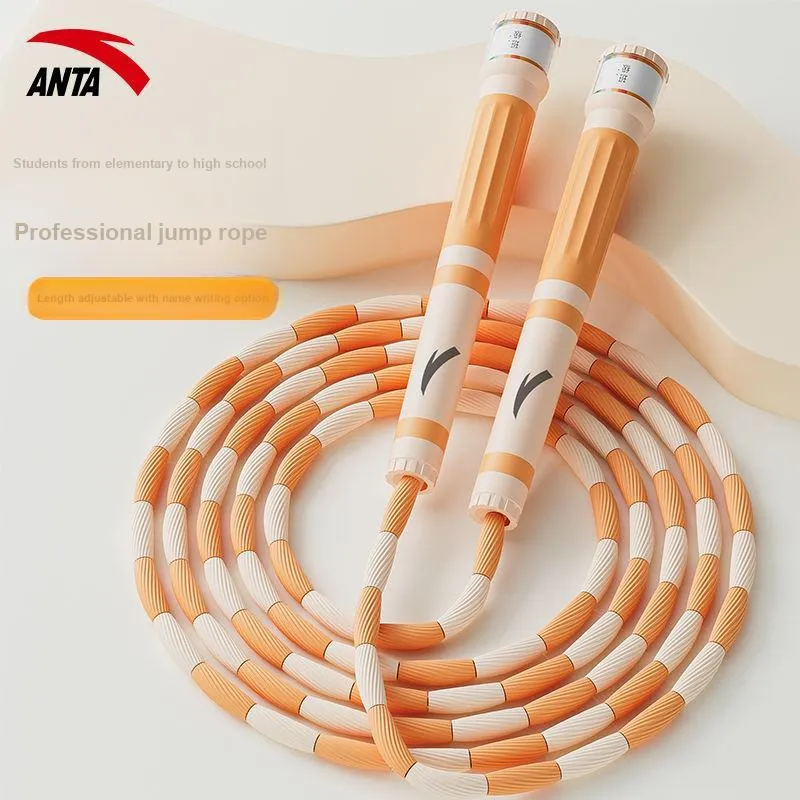 Anta Fitness Training Non Countable Jump Ropes Kids PU Rope, Silicone Controller 3m Orange With Fruit Pieces-7