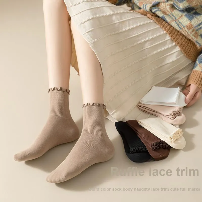 Top Melon Mid Calf Socks Women's 5 Pack-25