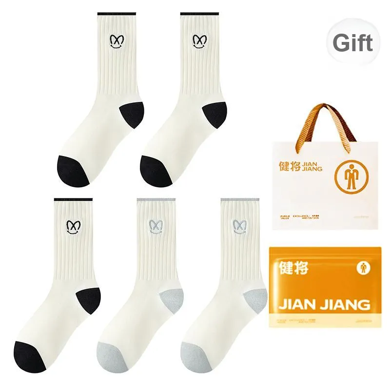 Master Mid Calf Socks Women's Shopping Bag 5 Pack-5