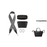[Trumpets Two-Piece Set 2]Canvas Wide Shoulder Straps+Black Waterproof Liner (Includes Spring Ring *2)