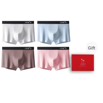RED DRAGONFLY Cotton Panties Men's 4 Piece Gift Box Sets