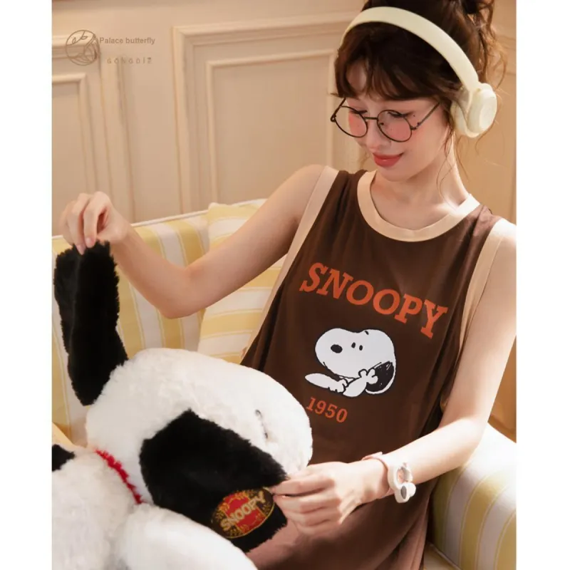 Gongdie x SNOOPY/, Nightgown Women's Gift Box Set-5
