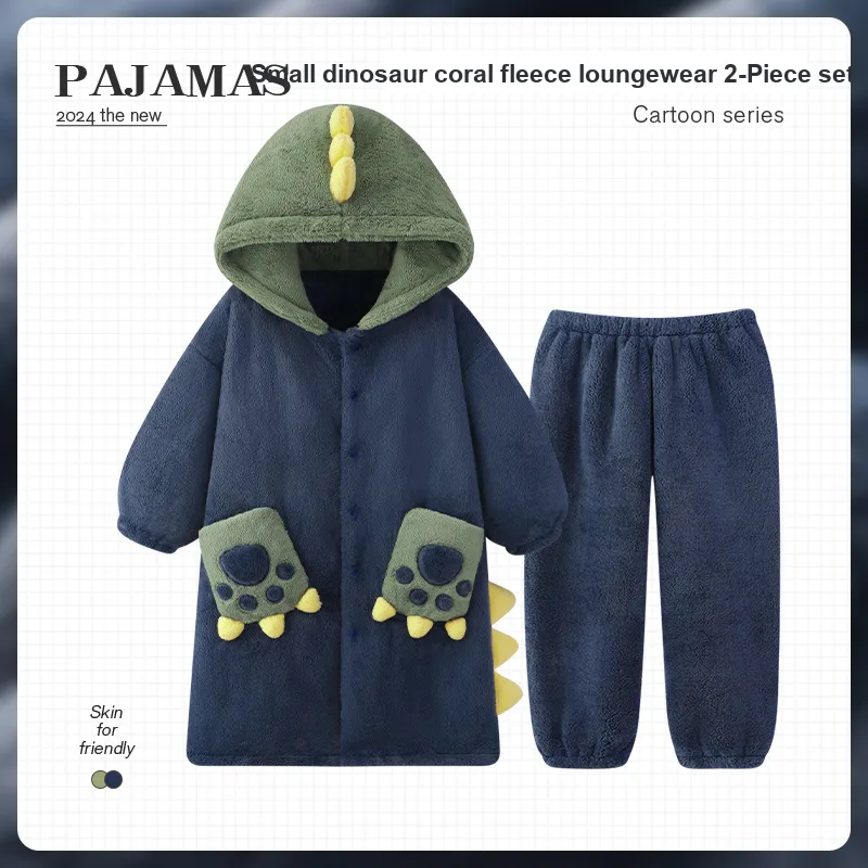 O'MESIK Pajama Set Men's Dark Blue-2