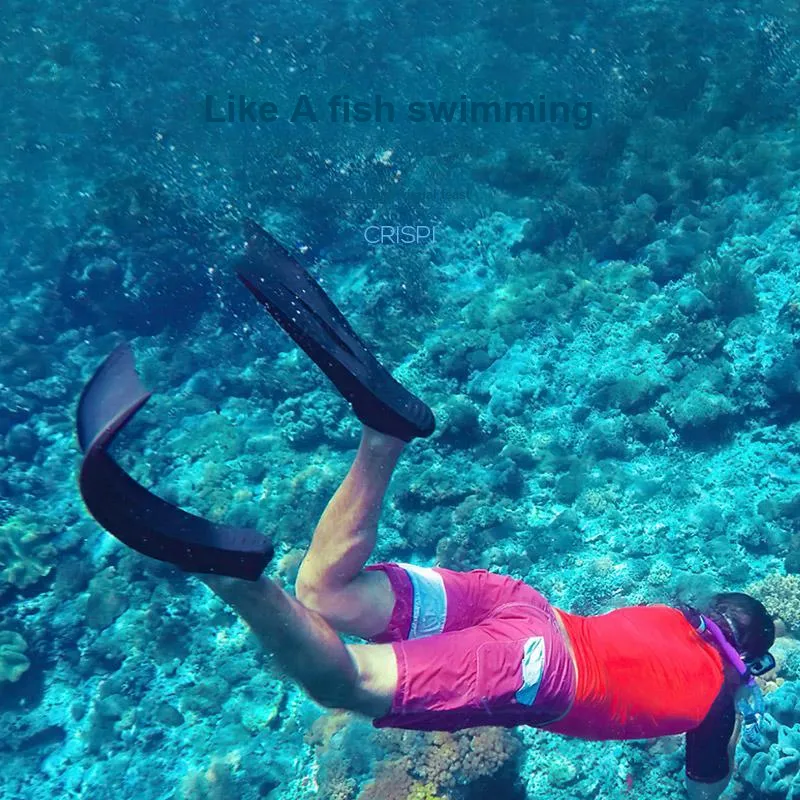 SMILING SHARK Diving Flippers-23