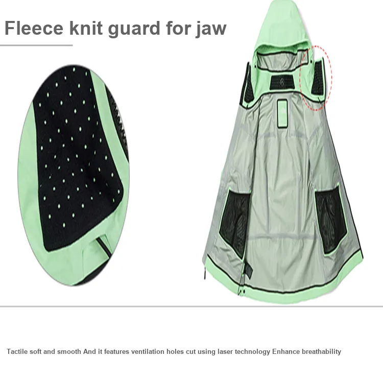 THE NORTH FACE Outdoor Hiking Waterproof And Breathable Windbreaker Jacket Women's Green-2
