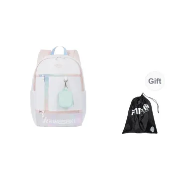 Kawasaki Fabric Backpack Regular Unisex Brightening Pink White