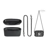 Black Gunmetal Chain 100cm+Flannelette Liner