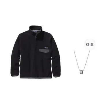 Patagonia Jacket Men's Black Comes With Necklace