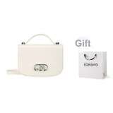 White Saddle Bag