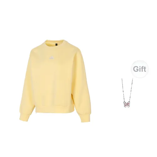 Adidas Sweatshirts Women's Yellow Sweatshirts+Accessories