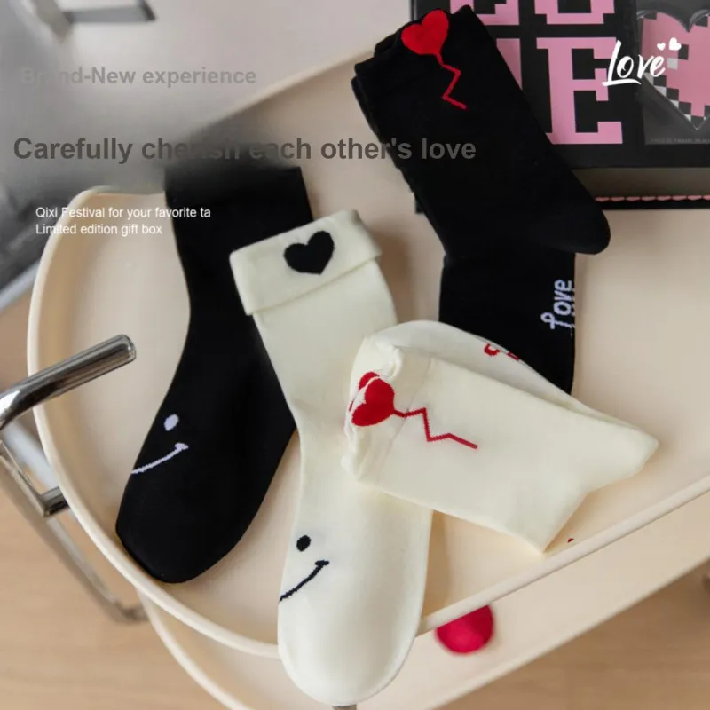 Caramella Mid-Calf Socks Unisex 4 Pack-9