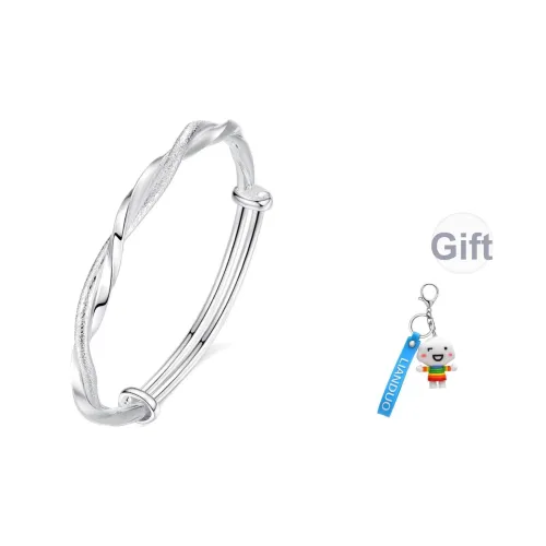 LIANDUO Браслеты из стерлингового серебра с покрытием женские удача