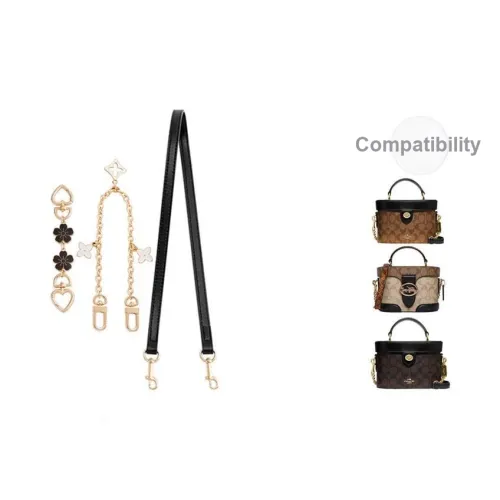 Ремни для сумок Luxury Care Artisan Workshop [Набор из 3 шт] Плечевой ремень 67 см + Сердце Four Leaf Clover удлинительная цепь 15 см + декоративная цепь 30 см женский