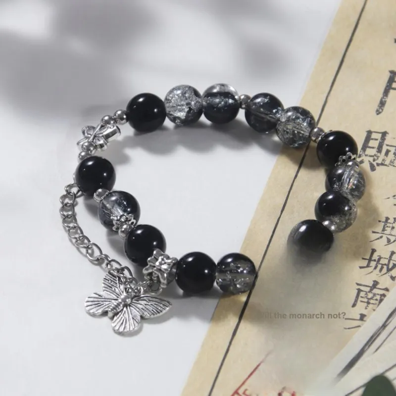 MEOBURLIY Colored Glaze Bracelets Unisex-5