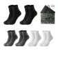 Crew 6-Pack Box Included (2 Black, 2 Dark Gray, 2 White)