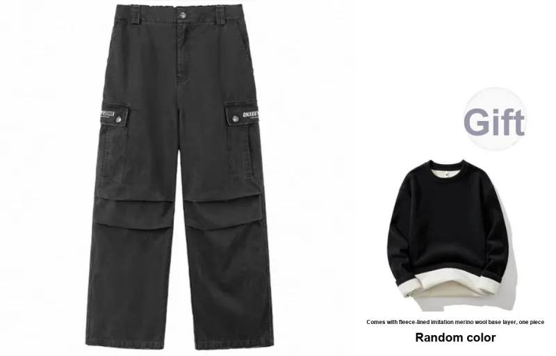 Qnxeey Cargo Pants Unisex-9