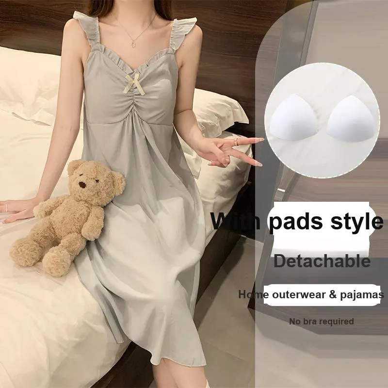 OUSHIBO Nightgown Women's Image Color-4