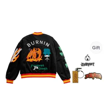 BURNIN Jackets Unisex Black