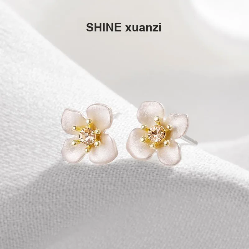 SHINE Endless Summer Collection S925 Silver Stud Earrings Women's-4