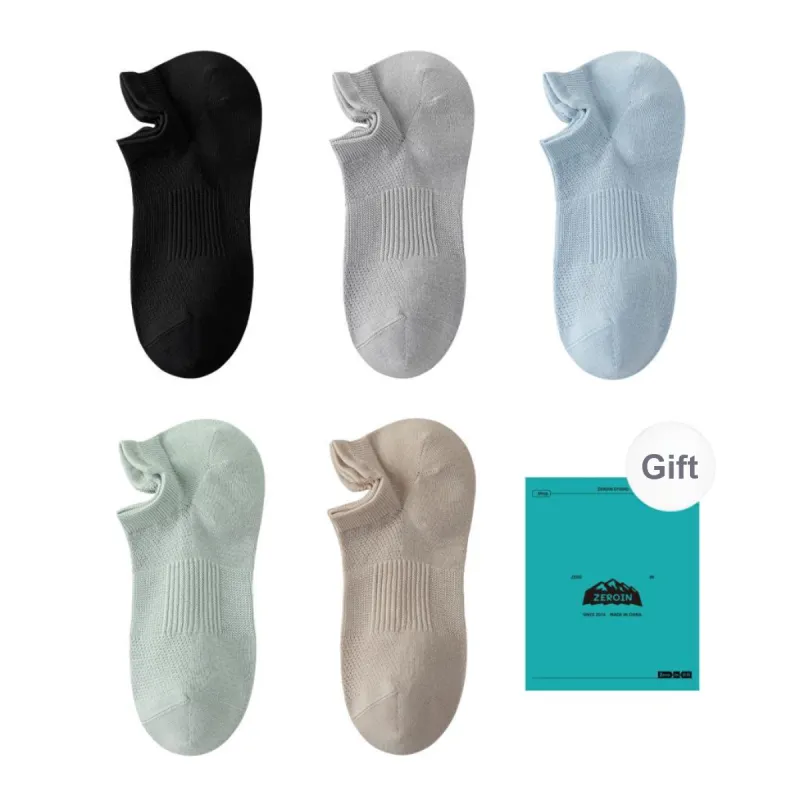 ZEROIN Ankle Socks Unisex 5 Pack-24