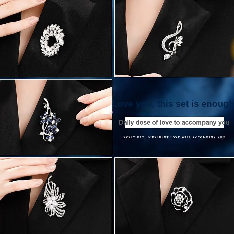 GAGA Alloy Brooch Gift Box Sets Women's-3