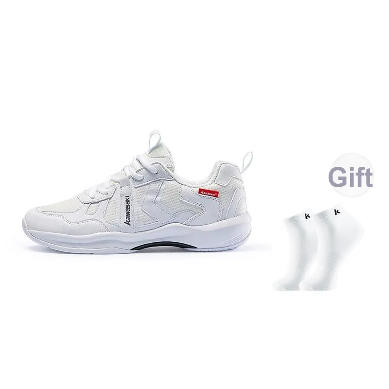 Kawasaki Glory Series Cushioning Lightweight Low-Top Badminton Shoes Unisex River Stone Gray