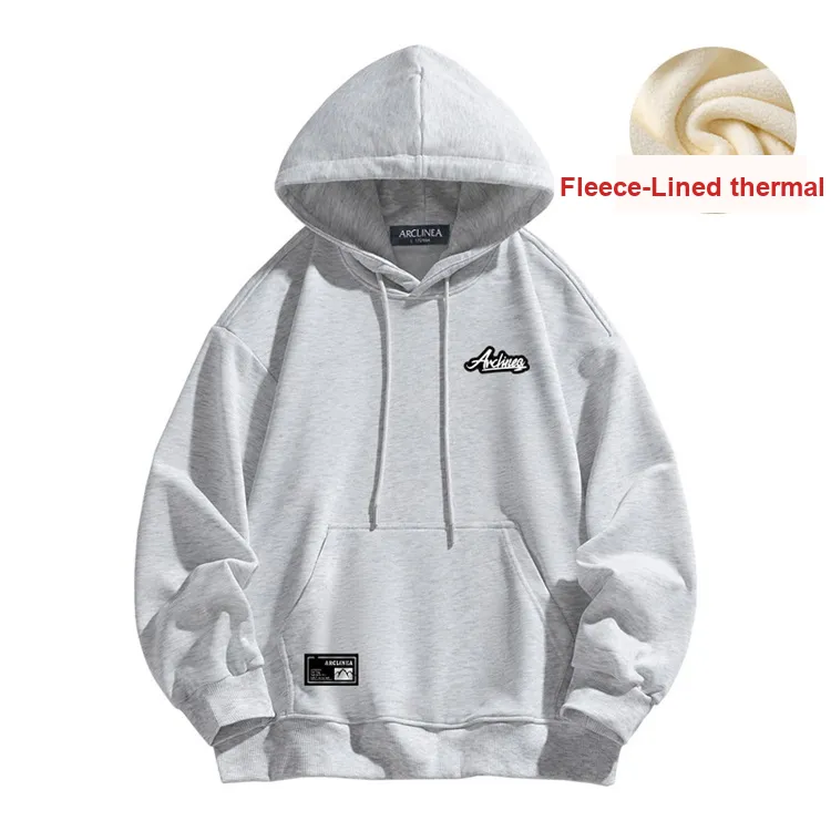 ARCLINEA Hooded Long Sleeved Sweatshirt Unisex-27