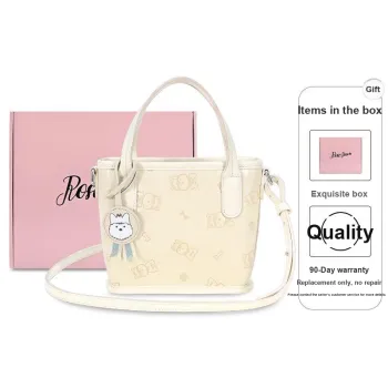 ROSEDAWN PU Tote Shoulder Bag Handbag Crossbody Bag Women's Milk White