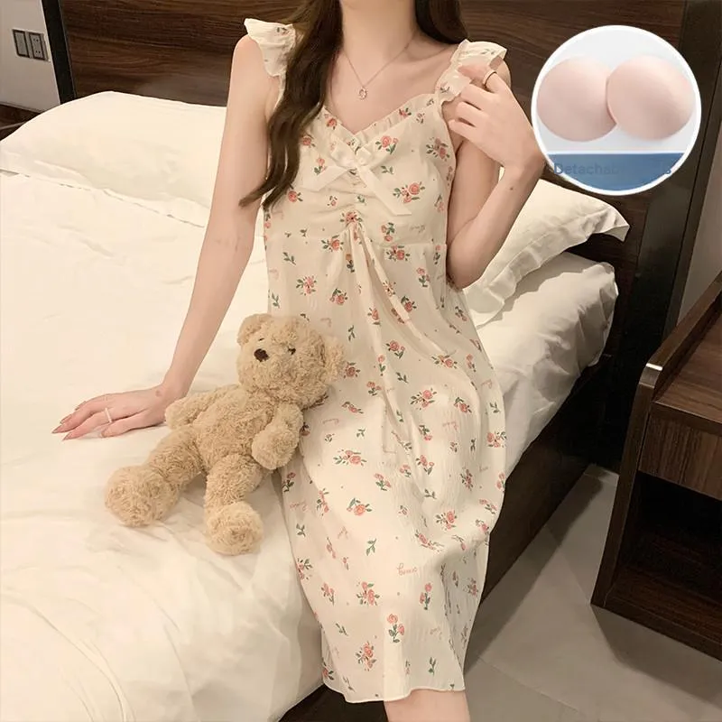 Ta Yan Nightgown Women's Apricot-1