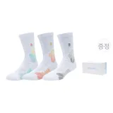밀크 화이트 블루 선물 포장+3팩 세트 (블루 옐로우 화이트+핑크 옐로우 화이트+실버 그레이 화이트)