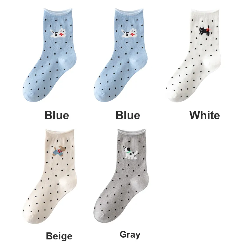 H YXIANG Mid Calf Socks Women's Combo Set-25