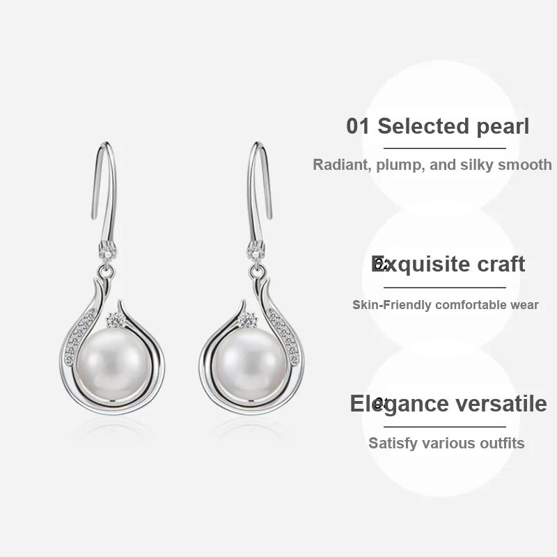 IDOKAWA Freshwater Pearl Stud Earrings Women's-5