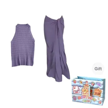 BRASS SCOUT Two Piece Skirt Sets Women's