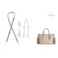 [Cameo Brown Set of 3]Extender Chain 15cm+Decorative Chain 26.5cm+Shoulder Strap 91-120cm