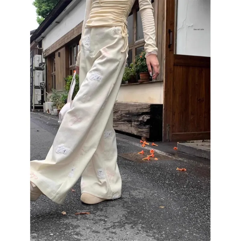 Honey Jeans Women's Beige Apricot-4