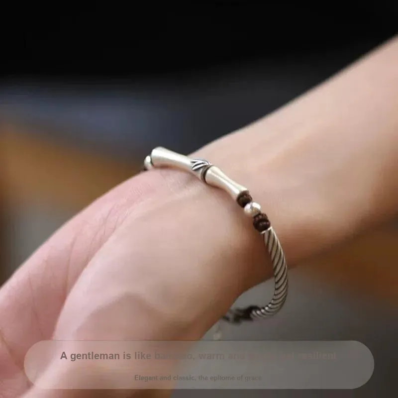 YUOFFICIAL 999 Fine Silver Bracelets Women's-4
