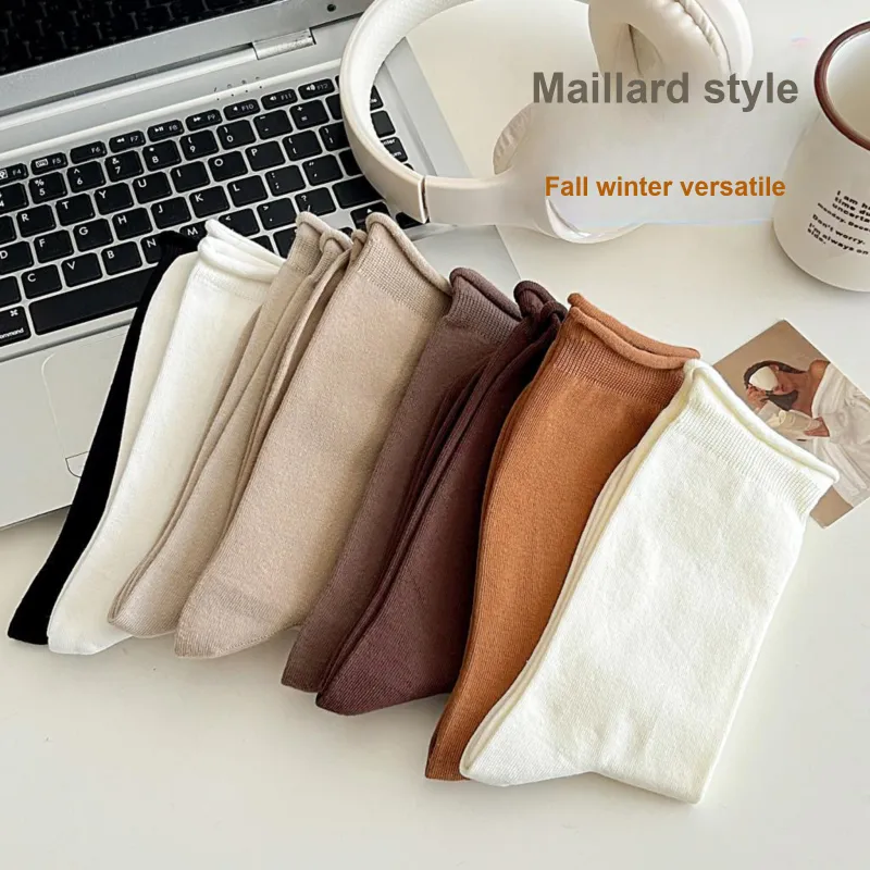 XXLLG Mid Calf Socks Women's Shopping Bag 4 Pack-4