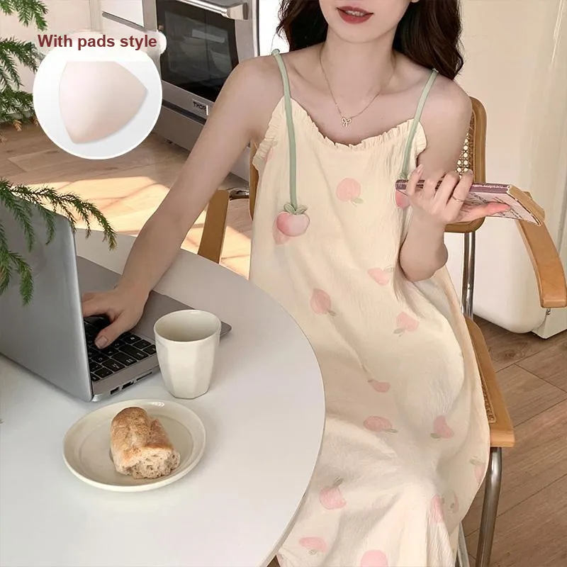 Ta Yan Nightgown Women's Apricot-2