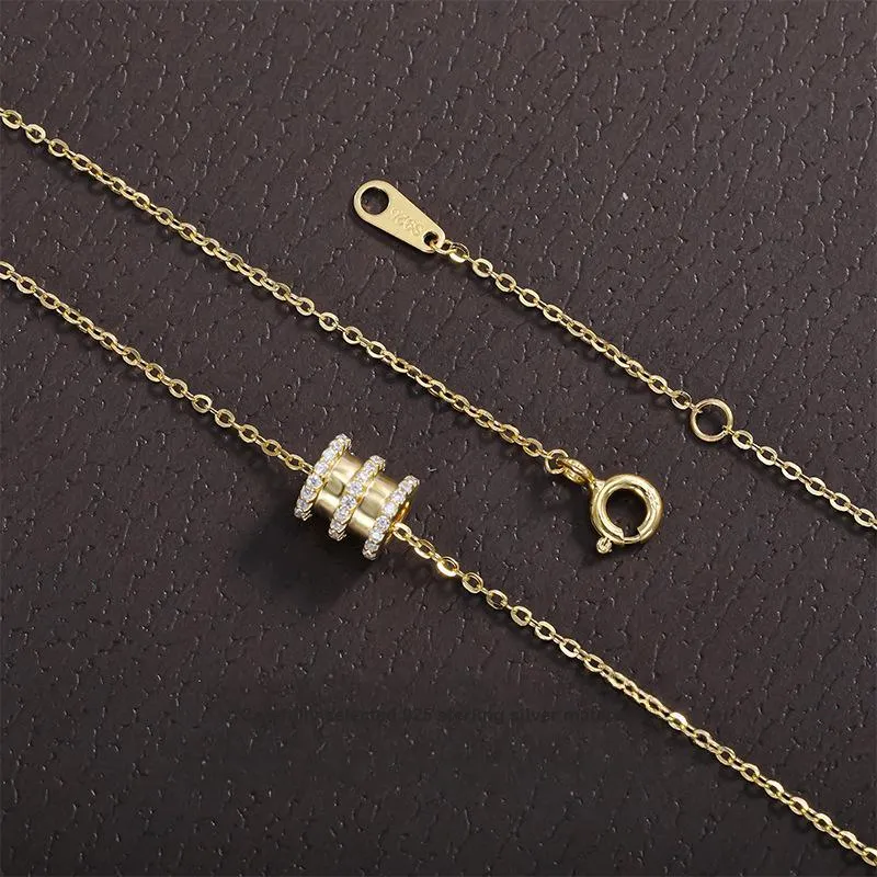 Vegetarian 925 Sterling Silver Necklaces Women's-3