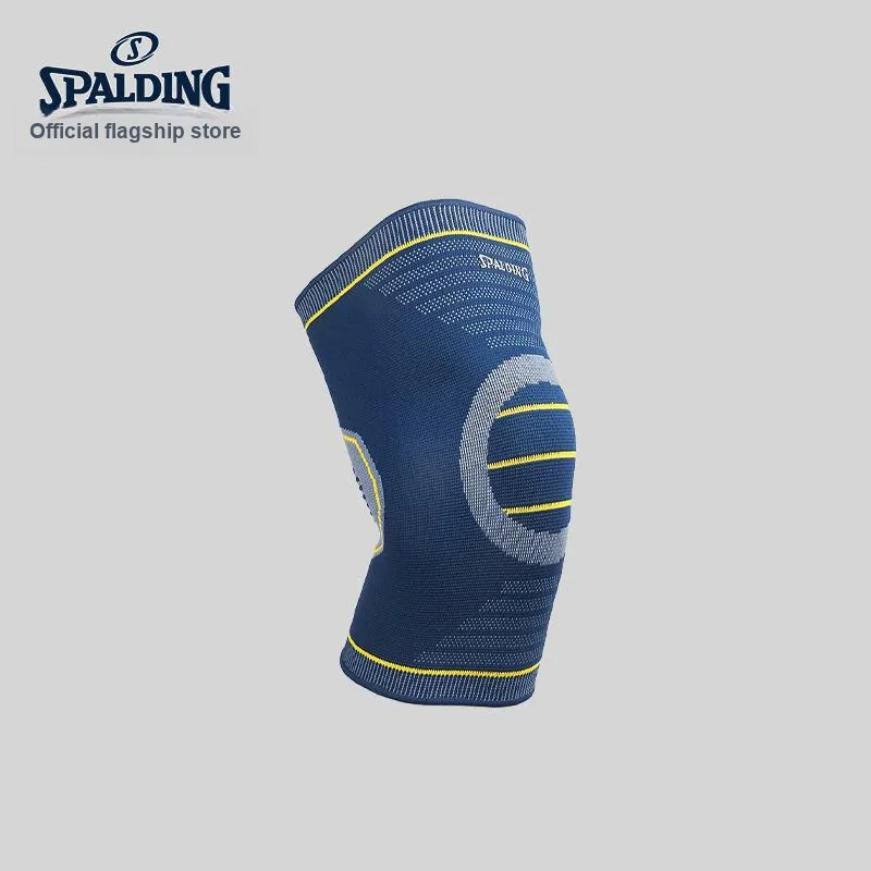 SPALDING Fitness Basketball Unisex Nylon Elastane Latex Thread Knee Pads-3