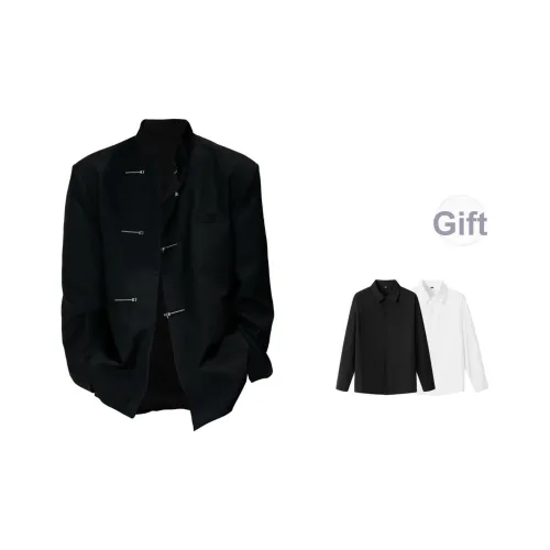 UPZCY Куртки и Пальто Унисекс Классический Черный