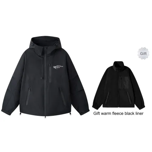 LIGHTNING BEAR Windbreaker Jackets Unisex