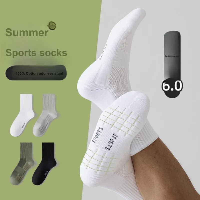 XXLLG Mid Calf Socks Men's 5 Pack-1