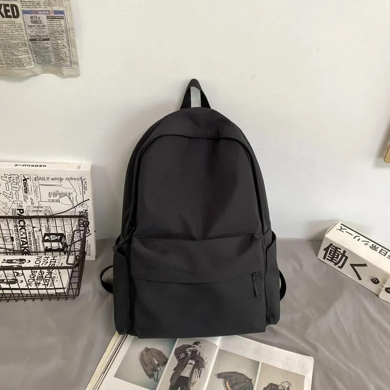 KAMLUI Nylon Fabric Backpacks Backpack Regular Unisex Burgundy/Black/Beige-8