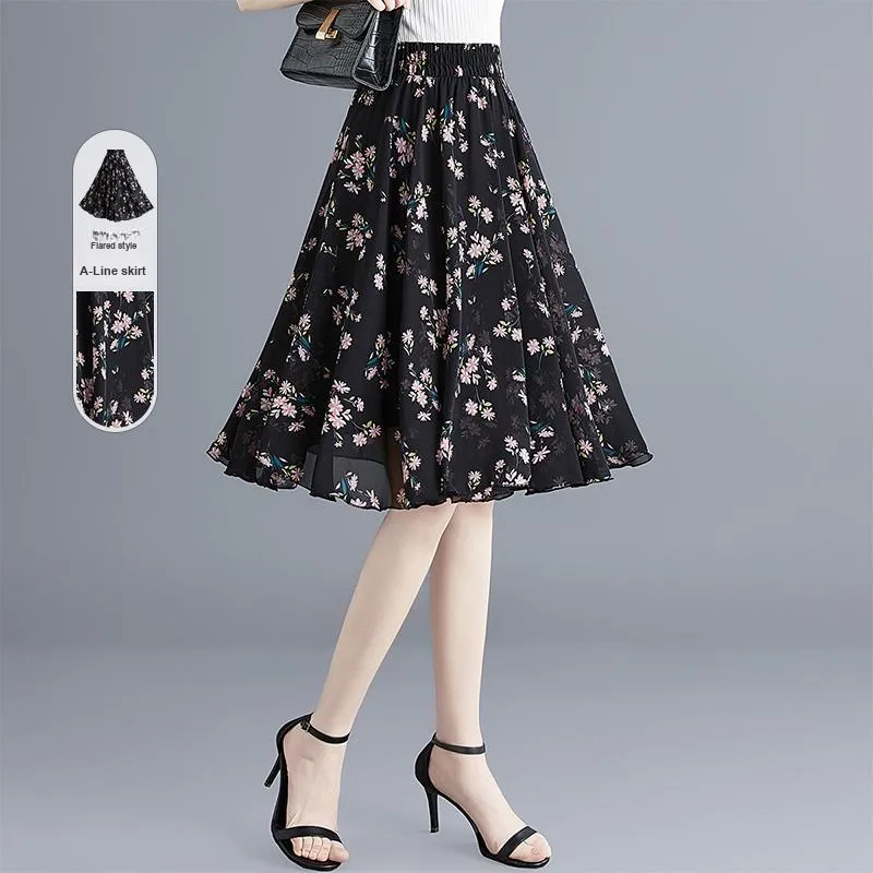 TOUCH Casual Long Skirts Women's-4