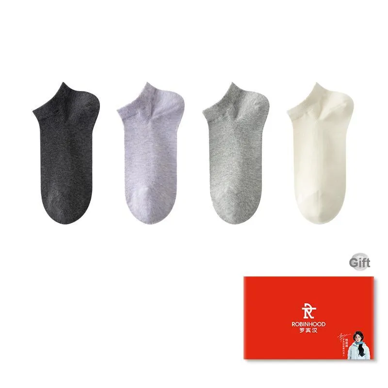 ROBINHOOD Ankle Socks Women's Box 4 Pack-7