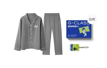 YOUKESHU Upgraded Pajama Set Unisex Box+Shopping Bag Random Packaging