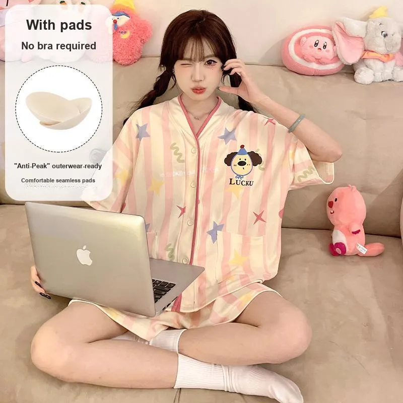 JINXU Women's Pajama Sets-4