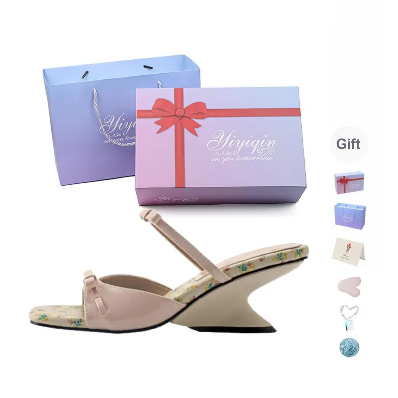 Take The Qin Rubber Sole Slip Resistant Slide Slippers Women's-7