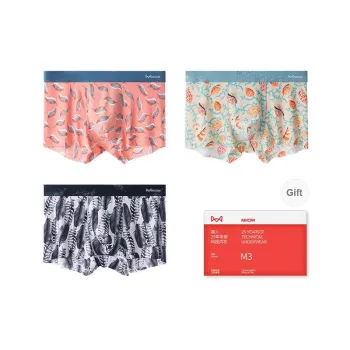 MIIOW Underpants Men's Shopping Bag Three Pack